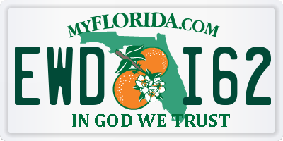 FL license plate EWDI62
