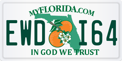 FL license plate EWDI64