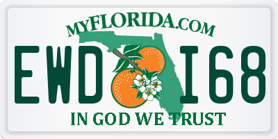 FL license plate EWDI68