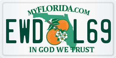 FL license plate EWDL69