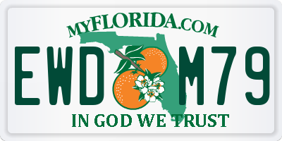 FL license plate EWDM79