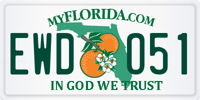 FL license plate EWDO51