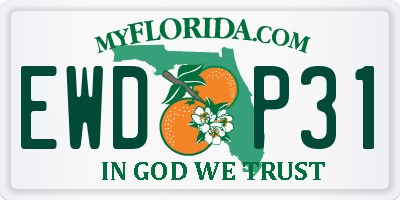 FL license plate EWDP31
