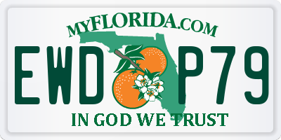 FL license plate EWDP79
