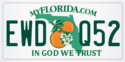 FL license plate EWDQ52