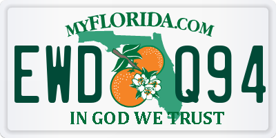 FL license plate EWDQ94