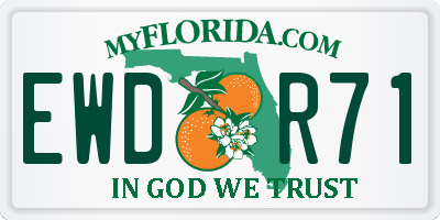 FL license plate EWDR71