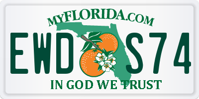 FL license plate EWDS74