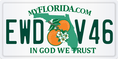 FL license plate EWDV46