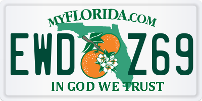 FL license plate EWDZ69