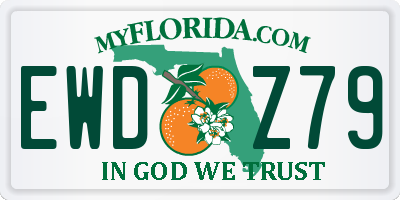 FL license plate EWDZ79