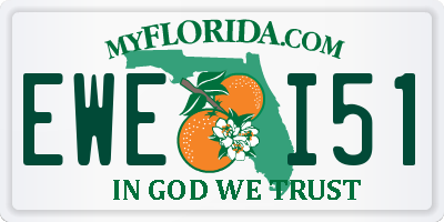 FL license plate EWEI51