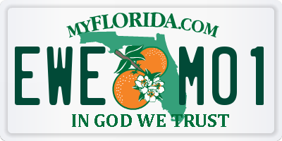 FL license plate EWEM01