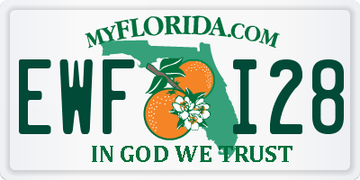 FL license plate EWFI28