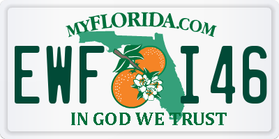 FL license plate EWFI46