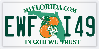 FL license plate EWFI49