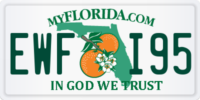 FL license plate EWFI95