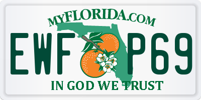 FL license plate EWFP69