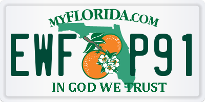 FL license plate EWFP91