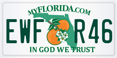 FL license plate EWFR46