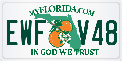 FL license plate EWFV48