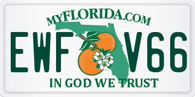 FL license plate EWFV66