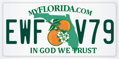 FL license plate EWFV79