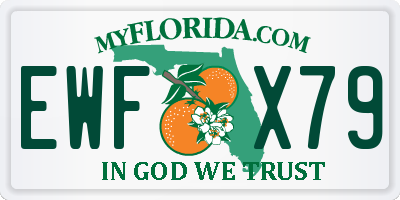 FL license plate EWFX79