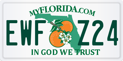 FL license plate EWFZ24
