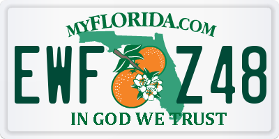 FL license plate EWFZ48