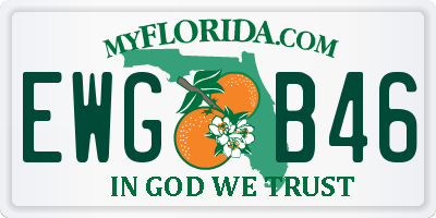 FL license plate EWGB46