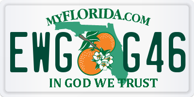 FL license plate EWGG46