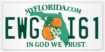 FL license plate EWGI61