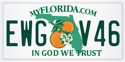FL license plate EWGV46
