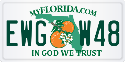 FL license plate EWGW48