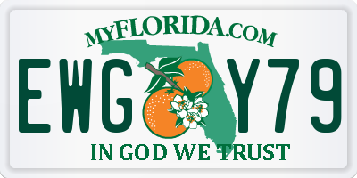 FL license plate EWGY79