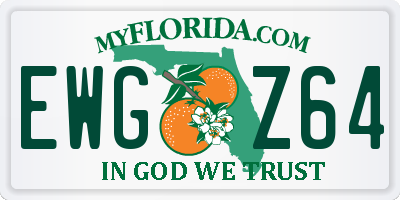 FL license plate EWGZ64