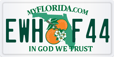 FL license plate EWHF44