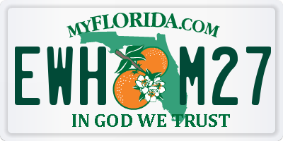 FL license plate EWHM27