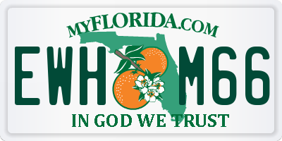 FL license plate EWHM66