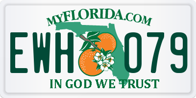 FL license plate EWHO79