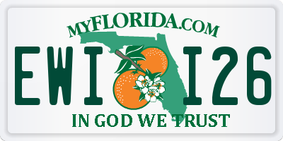 FL license plate EWII26