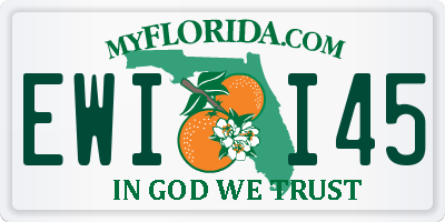 FL license plate EWII45