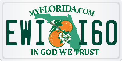 FL license plate EWII60