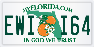 FL license plate EWII64