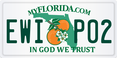 FL license plate EWIP02