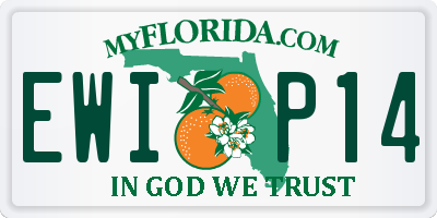 FL license plate EWIP14