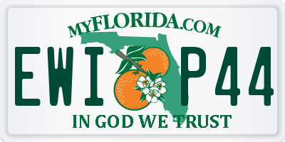 FL license plate EWIP44