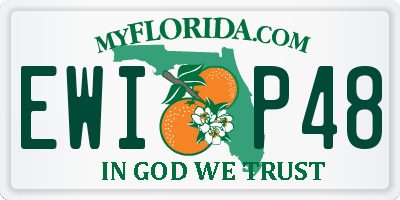 FL license plate EWIP48