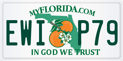 FL license plate EWIP79